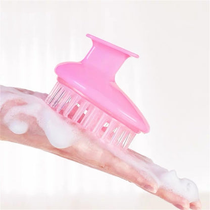 Silicone Scalp Massager Shampoo Brush for Hair Growth
