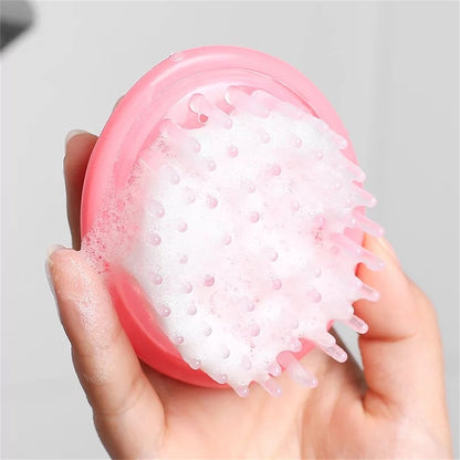 Silicone Scalp Massager Shampoo Brush for Hair Growth